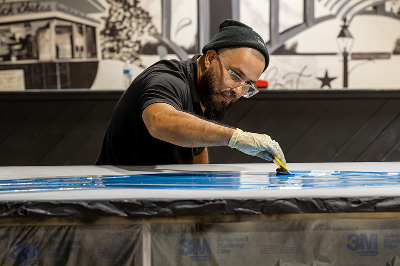 Coatings Central showroom floor